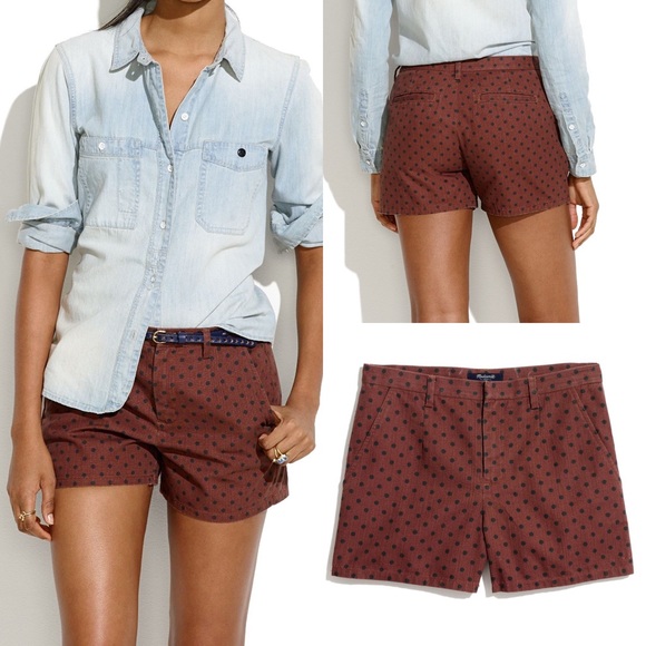 Madewell Pants - Madewell Vintage Fit Polka Dot Shorts